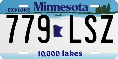 MN license plate 779LSZ