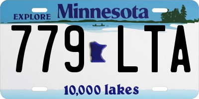 MN license plate 779LTA