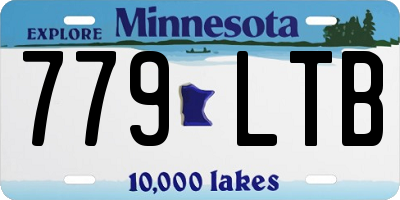MN license plate 779LTB