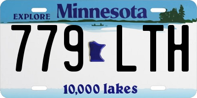 MN license plate 779LTH