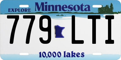 MN license plate 779LTI