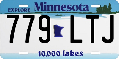 MN license plate 779LTJ