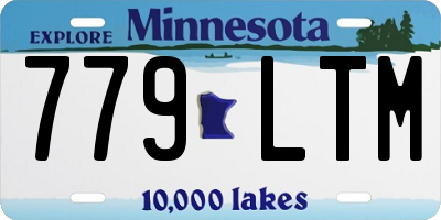 MN license plate 779LTM