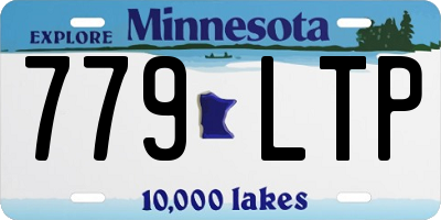 MN license plate 779LTP