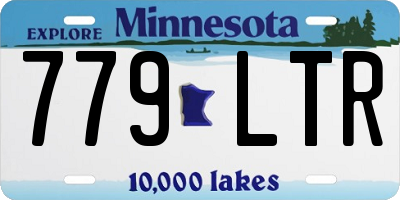 MN license plate 779LTR