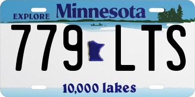 MN license plate 779LTS