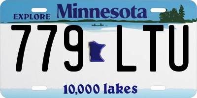 MN license plate 779LTU