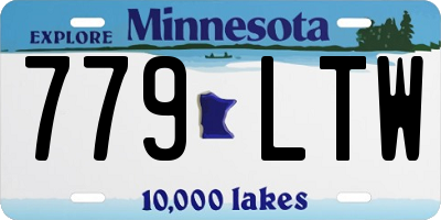 MN license plate 779LTW