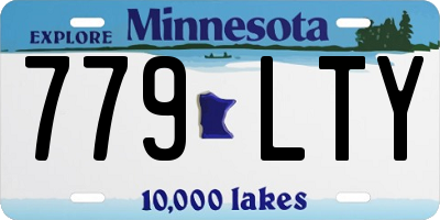 MN license plate 779LTY