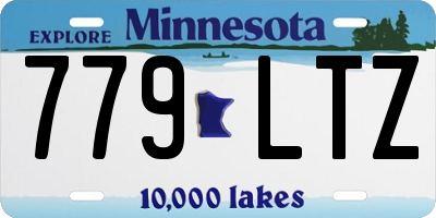 MN license plate 779LTZ