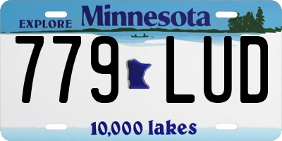 MN license plate 779LUD