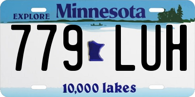 MN license plate 779LUH