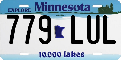 MN license plate 779LUL