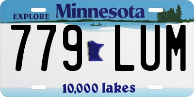 MN license plate 779LUM