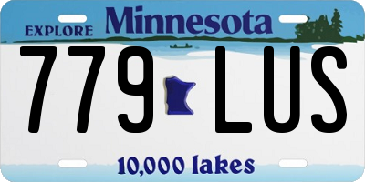 MN license plate 779LUS