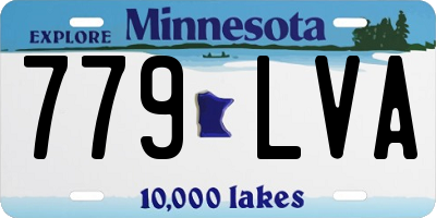 MN license plate 779LVA