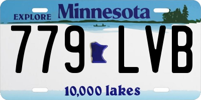 MN license plate 779LVB