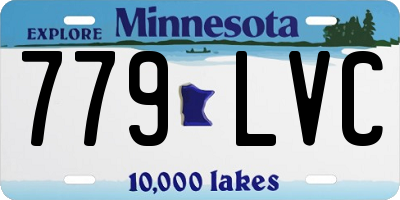 MN license plate 779LVC