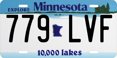 MN license plate 779LVF