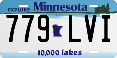 MN license plate 779LVI