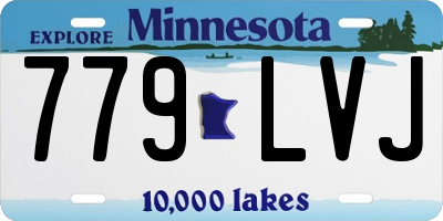 MN license plate 779LVJ