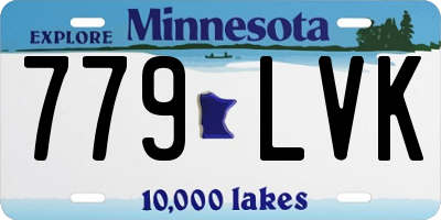 MN license plate 779LVK
