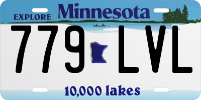 MN license plate 779LVL