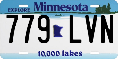 MN license plate 779LVN