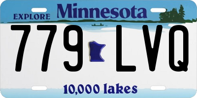 MN license plate 779LVQ