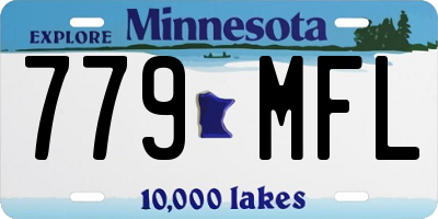 MN license plate 779MFL
