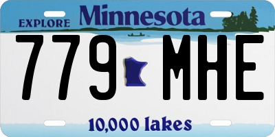 MN license plate 779MHE