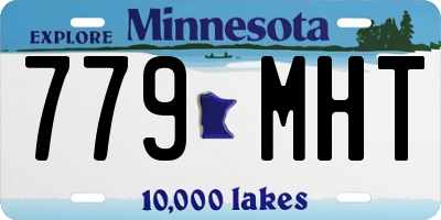 MN license plate 779MHT