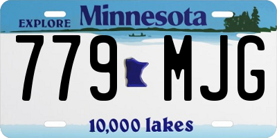 MN license plate 779MJG