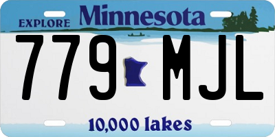 MN license plate 779MJL