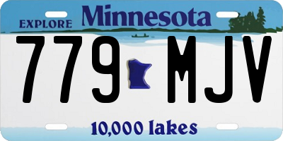MN license plate 779MJV