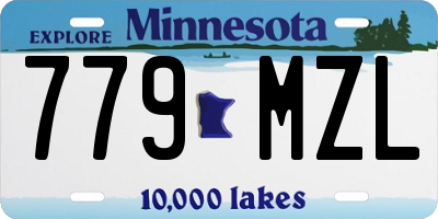 MN license plate 779MZL
