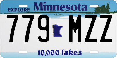 MN license plate 779MZZ