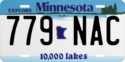 MN license plate 779NAC