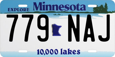 MN license plate 779NAJ