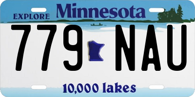 MN license plate 779NAU