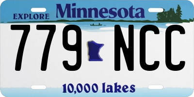 MN license plate 779NCC