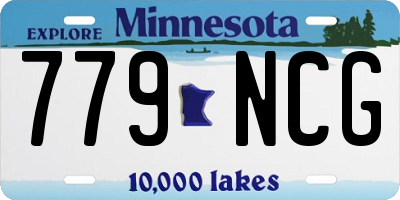 MN license plate 779NCG