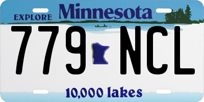 MN license plate 779NCL