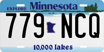 MN license plate 779NCQ