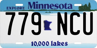 MN license plate 779NCU