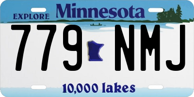 MN license plate 779NMJ