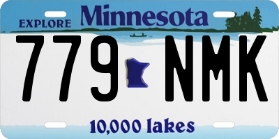 MN license plate 779NMK