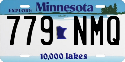 MN license plate 779NMQ