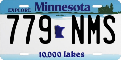 MN license plate 779NMS