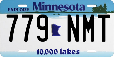 MN license plate 779NMT